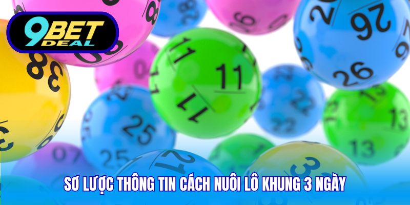 Cách Nuôi Lô Khung 3 Ngày – Chiến Lược Tối Ưu Trên 9Bet 2 Sơ lược thông tin cách nuôi lô khung 3 ngày